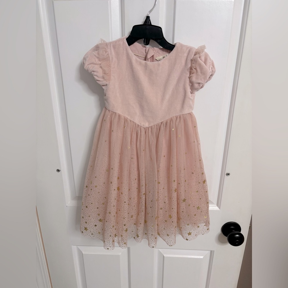 Mini Boden Esther Metallic Party Dress | 2-3 Y EUC